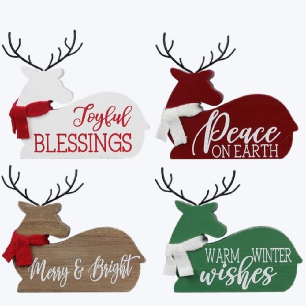 Deer shaped Christmas decor